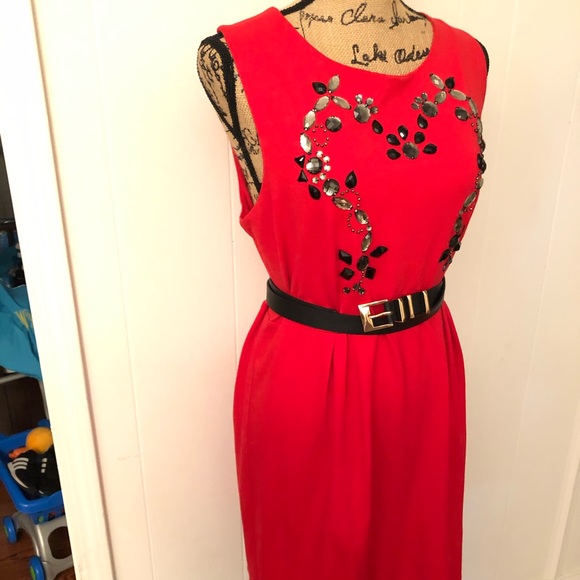 Red LG Cynthia Rowley Dress - Picture 1 of 8